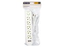 Przedłużacz sieciowy ps-520 5-gniazd 3xusb 2m biały 2x1mm