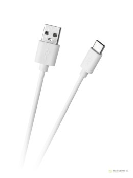 Kabel USB - USB typu C 1m Biały