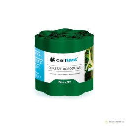 Obrzeże ogrodowe faliste 15cm x 9m Cellfast ciemnozielone