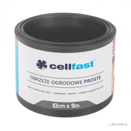 Obrzeże ogrodowe proste 10cm x 9m Cellfast grafitowe