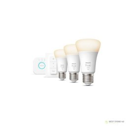 Philips Hue W Starter Kit 9,5W A60 E27 3szt, Bridge, Switch Philips Hue | Hue W Starter Kit 9,5W A60 E27, 3szt, Bridge, Switch |