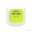 Przedłużacz 4-krotny z ładowarką 2xUSB 1,4m limonkowy