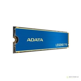 ADATA | LEGEND 710 | 512 GB | Format SSD M.2 2280 | Interfejs SSD PCIe Gen3x4 | Prędkość odczytu 2400 MB/s | Prędkość zapisu 180