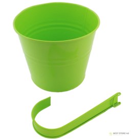 AG691B Doniczka balkonowa 16cm green