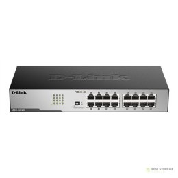 D-Link | 16-portowy gigabitowy niezarządzalny przełącznik biurkowy | DGS-1016D | Niezarządzalny | Biurkowy | Ilość portów 10/100