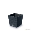 Doniczka FURU SQUARE LOW - antracytowy