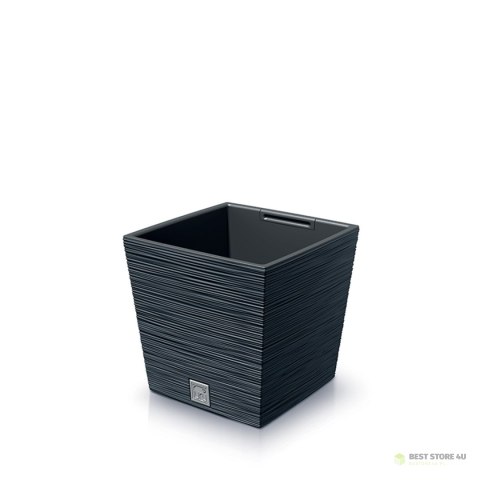 Doniczka FURU SQUARE LOW - antracytowy