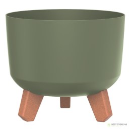 Doniczka Gracia - ziemisty zielony śr. 200 mm