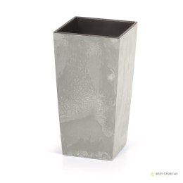 Doniczka z wkładem Urbi Square Effect DURS140E beton