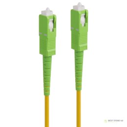 Patchcord światłowód kabel Maclean, SC/APC-SC/APC, jednomodowy, długość 10m, simplex, G657A2, MCTV-436