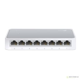 TP-LINK | Switch | TL-SF1008D | Niezarządzalny | Desktop | Porty 10/100 Mb/s (RJ-45) w liczbie 8 | Typ zasilania Zewnętrzny | 36