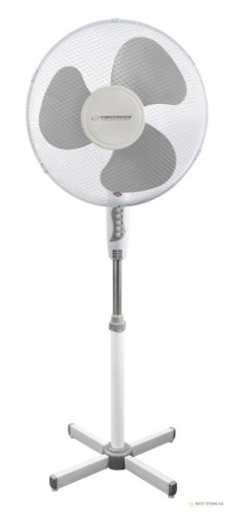 EHF001WE Esperanza wentylator 16'' stojący hurricane biało-szary