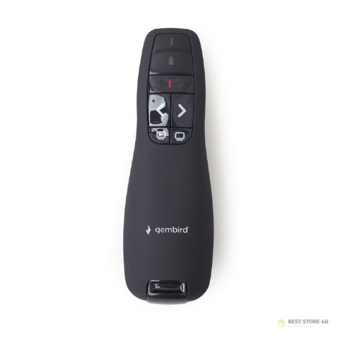 Gembird | Built-in laser pointer | Max Operating Distance 10 m | Black Gembird | Built-in laser pointer | Max Operating Distance 10 m | Black