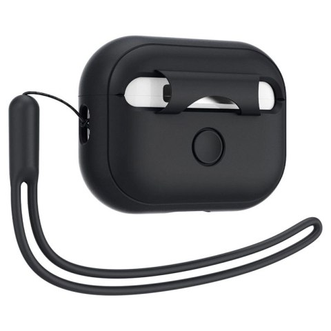 Spigen Silicone Fit Strap - Etui do Apple AirPods Pro 1 / 2 (Czarny)
