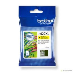 Brother LC | 422XLY | Żółty | Wkład atramentowy | 1500 stron