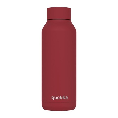 Quokka Solid - Butelka termiczna ze stali nierdzewnej 510 ml (Firebrick Red)
