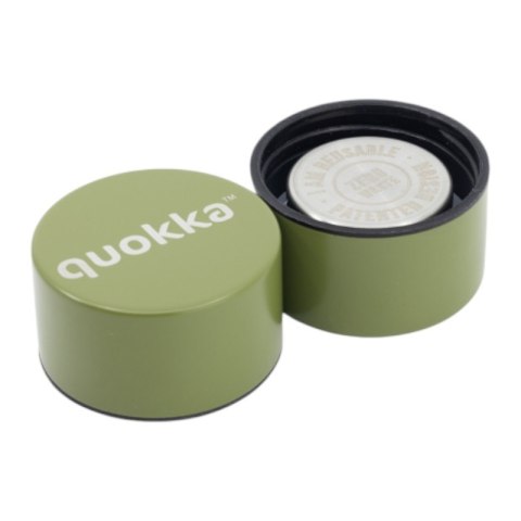 Quokka Solid - Butelka termiczna ze stali nierdzewnej 510 ml (Olive Green)