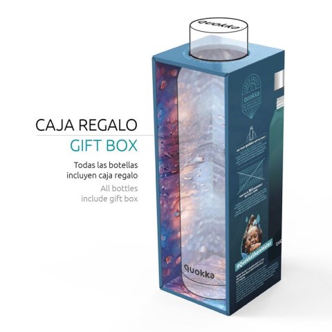 Quokka Solid With Strap - Butelka termiczna ze stali nierdzewnej 510 ml z paskiem (Dusk Blue)