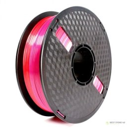 Gembird | Fioletowy/czerwony | Jedwabny filament PLA