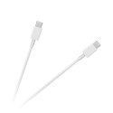 Kabel USB typu C - USB typu C 100 cm biały