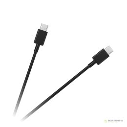 Kabel USB typu C - USB typu C 100 cm czarny