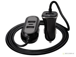 Ładowarka samochodowa TRACER 12-24V MULTICHARGE 3xUSB 7,2A + PD 18W