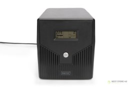 Digitus | Line-Interactive UPS | Line-Interactive UPS DN-170074, 1000VA, 600W, 2x akumulator 12V/7Ah, 4x gniazdo CEE 7/7, 2x RJ4