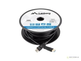 LANBERG KABEL HDMI M/M V2.1 100M 8K OPTYCZNY AOC CA-HDMI-30FB-1000-BK