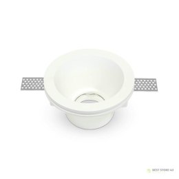 Oczko V-TAC GIPS GU10 Wpuszczane Okrągłe fi.132 Białe VT-773