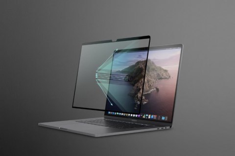 Moshi iVisor AG - Matowa folia ochronna na ekran MacBook Air 13.6" M4 (2025) / M3 (2024) / M2 (2022) (Black/Clear/Matte)
