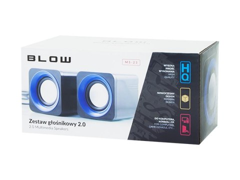 Głośniki komputerowe 2.0 ms-23