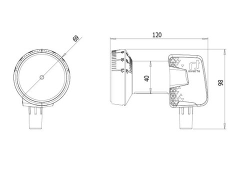 Konwerter sat inverto single premium