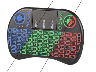 Klawiatura bezprzewodow 2,4ghz miniks-2