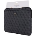 Guess 4G Zipper Pocket Triangle Logo Sleeve - Etui na notebooka 14" (czarny)