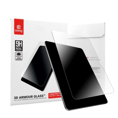 Crong 3D Armour Glass - Szkło hartowane iPad Pro 11" M4 (2024)