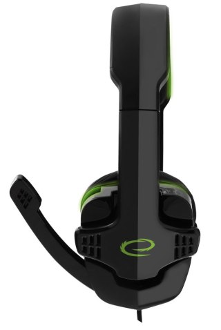 EGH310G Esperanza słuchawki z mikrofonem gaming raven zielone