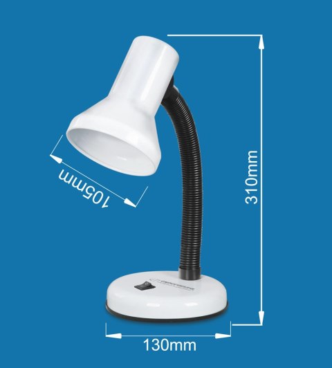 ELD108G Esperanza lampka biurkowa e27 altair zielona