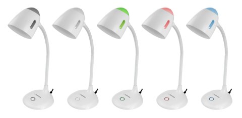 ELD110W Esperanza lampka biurkowa e27 electra biała