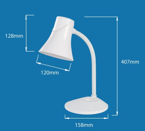 ELD111G Esperanza lampka biurkowa e27 polaris zielona