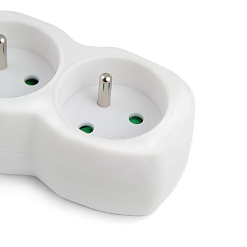 ELK212W Esperanza listwa zasilająca 4 gn. wł. 1.5m biała