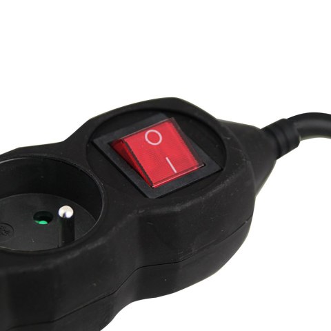 ELK218K Esperanza listwa zasilająca 6 gn. wł. 3m czarna