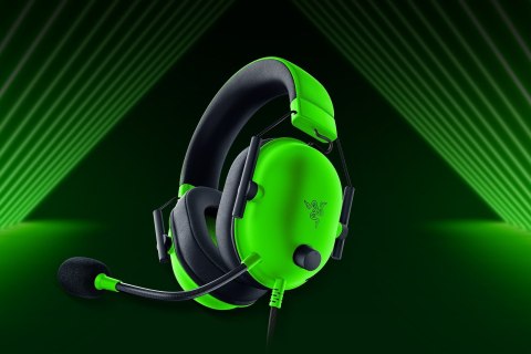 Razer BlackShark V2 X Zestaw słuchawkowy Przewodowa Opaska na głowę Gaming Zielony, Czarny