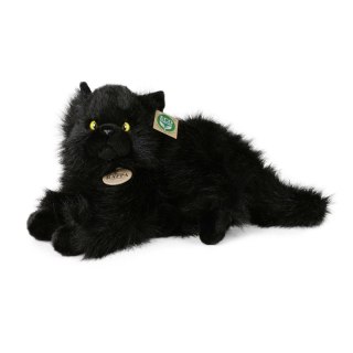 Rappa - Pluszowa realistyczna maskotka Kot czarny leżący 30 cm Eco-Friendly