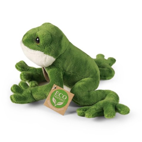 Rappa - Pluszowa realistyczna maskotka Żaba zielona 15 cm Eco-Friendly