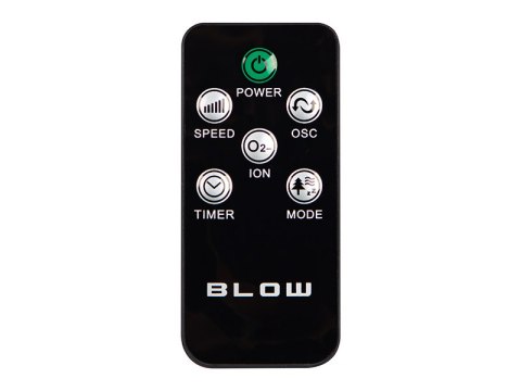 Column fan 121cm 90w black