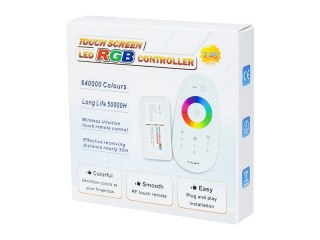 216W RGB ovladač s RF+tmavým ovladačem 1 zóna, MI-Light