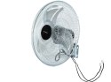 Nástěnný ventilátor 50cm 220w stříbrný