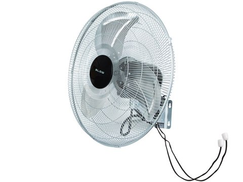 Nástěnný ventilátor 50cm 220w stříbrný