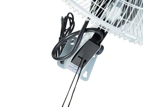 Nástěnný ventilátor 50cm 220w stříbrný