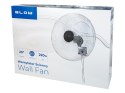 Nástěnný ventilátor 50cm 220w stříbrný